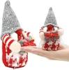 Dekoracyjna figurka: Dziewczynka-gnomik w kolorze szarym, Podgląd zdjęcia produktu 1