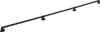 A black metal handrail with multiple mounting brackets, shown against a white background. Podgląd zdjęcia produktu