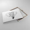 Bild auf Leinwand - Leinwandbild - Elefant Afrika Produktbild-Vorschau 2