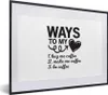MuchoWow® MuchoWow® Gerahmtes Poster Zitate - Sprichwörter Produktbild-Vorschau 1