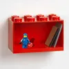 LEGO mattoncini scaffale 8 pezzi rosso bambini parete Anteprima dell’immagine prodotto 6