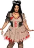 Voodoo-Kostüm für Damen in Übergröße Halloween-Kostüm Produktbild-Vorschau 5