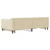 vidaXL Lit de jour extensible avec tiroirs Crème 100x200 cm Voir les images du produit 9