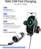 15W Wireless Auto Handyhalterung mit Schnellladefunktion – Produktbild-Vorschau 2