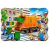CASTORLAND Puzzle 30 Teile - Müllwagen Produktbild-Vorschau 2