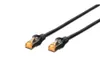 DIGITUS Patchkabel Cat6 S/FTP 2xRJ45 7.0m schw Hebelschutz Produktbild-Vorschau 4