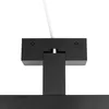 A close-up view of the mounting bracket and cable of a black LED light fixture. Produktbild-Vorschau