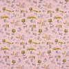 Baumwollstoff Meterware FOREST LIVING Waldfreunde rosa bunt Produktbild-Vorschau 2