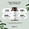 Nutri+ Omega 3 Vegan 120 Kapseln Produktbild-Vorschau 2