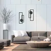 Wanddekoobjekt 2 Stück Metall Wanddekoration, Geometrische Produktbild-Vorschau 3