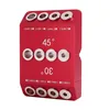 A red metal jig for drilling holes at specific angles. Produktbild-Vorschau