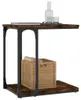 vidaXL Bočný stolík Smoked Oak 50x35x52 cm odvodený výrobok Náhľad obrázku produktu 6
