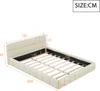 CDGlobal Polsterbett 140 x 190 cm, Jugendbett, Doppelbett Produktbild-Vorschau 7