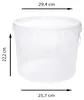 BenBow secchio con coperchio 10L x1 Trasparente - Anteprima dell’immagine prodotto 3