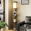Fortuna Lai Stehlampe mit 3 Regalen, rundes Design, Produktbild-Vorschau 8