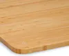 A close-up view of a bamboo cutting board. Produktbild-Vorschau
