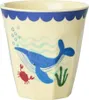 Set di 6 tazze Rice Melamina - Stampa Blue Ocean 160 ml Anteprima dell’immagine prodotto 3