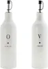 Bastion Collections Essig & Ölflasche WEISS im Set Produktbild-Vorschau 1