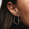 PANDORA JEWELRY Mod. ASYMMETRICAL HEART HOOP EARRINGS Produktbild-Vorschau 2