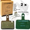 2x Tektro E10.11 Resin Fahrrad Scheibenbremsbeläge 2 Kolben Produktbild-Vorschau 1