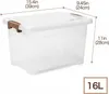 EZOWARE 16.1L Aufbewahrungsboxen transparenter Organizer Produktbild-Vorschau 2