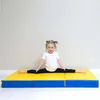 Tapis de gymnastique 3 pièces bleu-jaune 150 x 100 x 10 cm Voir les images du produit 5