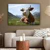 OneMillionCanvasses® - Leinwandbilder - 140x90 cm, Kuh - Produktbild-Vorschau 5