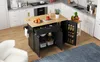 A kitchen island with various items on it, placed in a kitchen setting. Náhled obrázku produktu