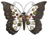 Wandobjekt Schmetterling matt Eisen B 43 cm Produktbild-Vorschau 1