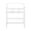 A white baby basket stand. Podgląd zdjęcia produktu