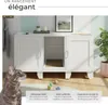 Maison de toilettage pour chat FREYA avec tapis à gratter Voir les images du produit 3