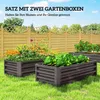 Outsunny 2er-Set Hochbeet Blumenhochbeet Produktbild-Vorschau 4