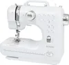 A white sewing machine on a white background. Produktbild-Vorschau