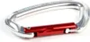 Alukarabiner TOP straight gate in silber und rot von Edelweiss; geeignet für Klettern. Produktbild-Vorschau