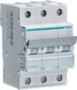 HAGER MCB Leitungsschutzschalter 6kA 3P C 63A MCN363E Produktbild-Vorschau 1
