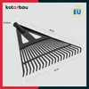 KOTARBAU® Rateau à Feuilles Plastique 43 cm Noir sans Voir les images du produit 3