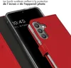 Selencia Bibliothèque en cuir véritable pour le Samsung Voir les images du produit 4