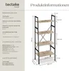 tectake® Leiterregal Newcastle inklusive Kippschutz, 57,5 x Produktbild-Vorschau 6