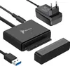 Adaptér USB 3.1 SATA 3,5" 2,5" HDD SSD Napájení Náhled obrázku produktu 1
