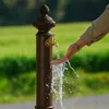 Fontana da terra Relaxdays in stile antico con rubinetto, A Anteprima dell’immagine prodotto 3