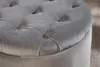 Hocker MODERN BAROCK STORAGE 50cm Samt silber Produktbild-Vorschau 6