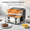 Dual Zone Heißluftfritteuse, Air fryer mit 11-Fach und Produktbild-Vorschau 8