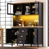 Flieks Küche Hochschrank mit Led, Küchenschrank mit Produktbild-Vorschau 2