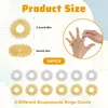 Akupressur Ring, 24 Stück Massageringe für Finger Produktbild-Vorschau 2