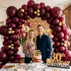 Ballonnen, rood, bordeaux, 100 stuks, latex, voor Productafbeelding-voorbeeld 7