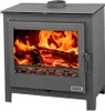 Krbová kamna BLIST B MAX E s výměníkem, 13 kW, antracit Náhled obrázku produktu 1