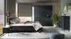 Designer Schlafzimmer Komplett Moon in Schwarz-Gold mit Produktbild-Vorschau 1