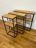 Loftový nábytek Console Wood 60x80x30cm Double Náhled obrázku produktu 7