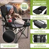 TRESKO® Campingstuhl Faltbar bis 200kg | Faltstuhl mit Produktbild-Vorschau 5