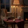 Candele a bastoncino LED Relaxdays, set da 4, A x P 25 x 2 Anteprima dell’immagine prodotto 3